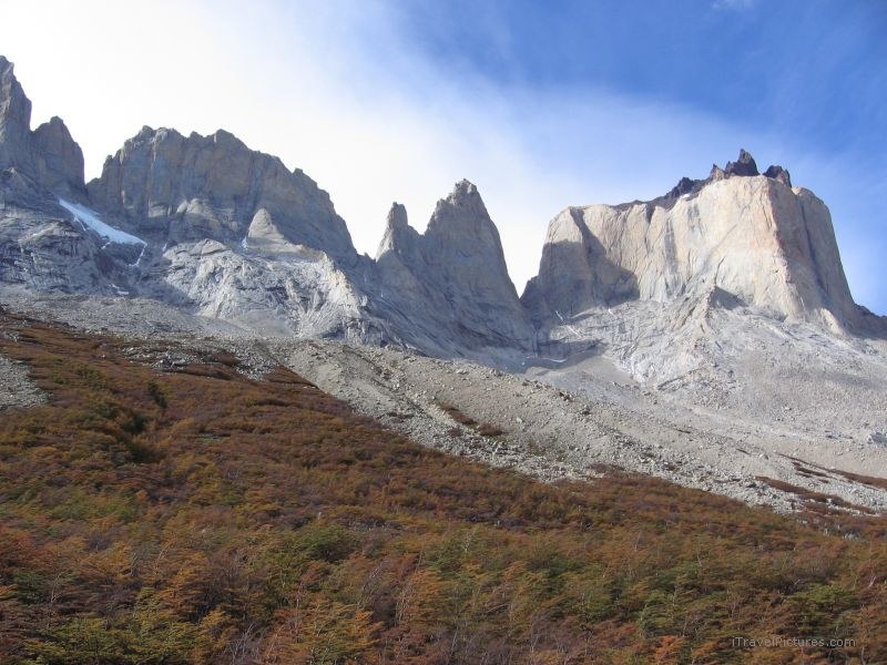 Torres del Paine national park mountain Valle Frances