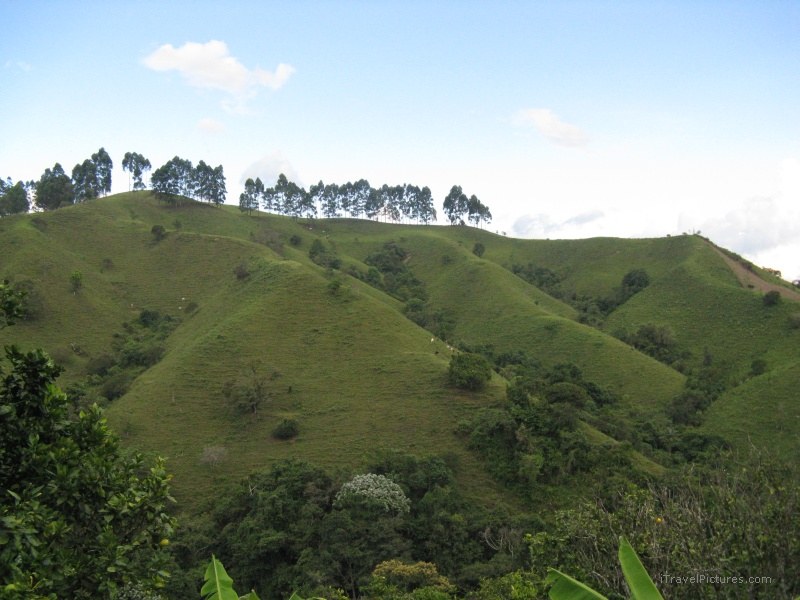 Salento hills near hill