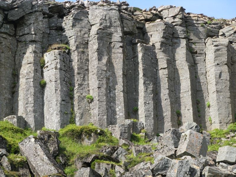 Gerouberg basalt columns column