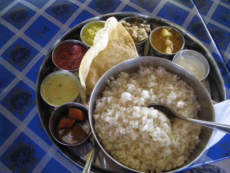 Keralan backwaters food