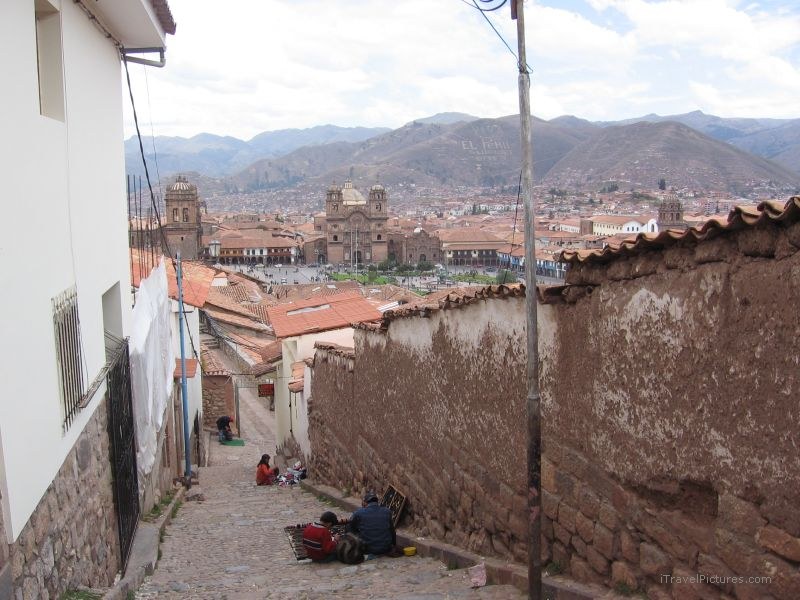 Cusco Plaza de Armas stairs stair