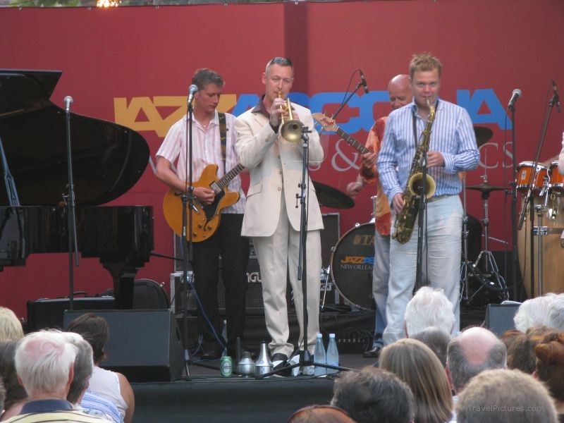 Ascona jazz festival music band