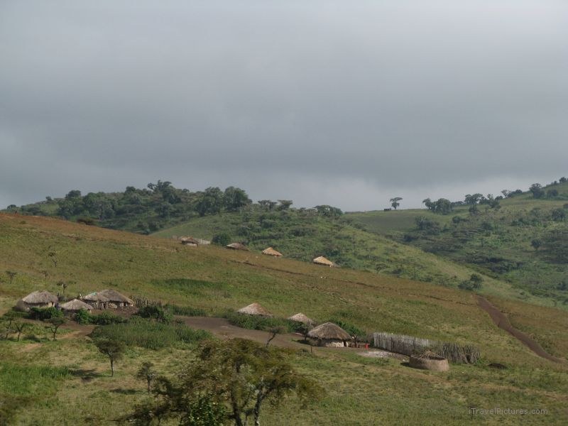 Maasai village Ngorongoro national park house houses