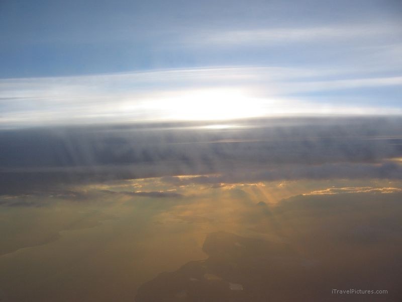 plane aerial cloud clouds