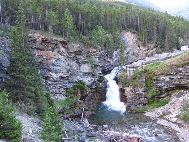Waterton national park waterfall
