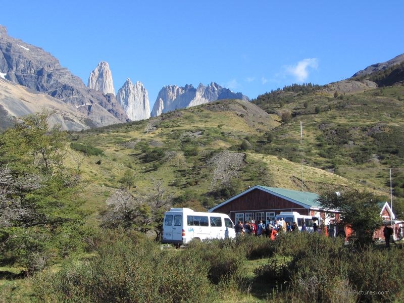 Torres del Paine national park tower towers Hosteria Las Torres