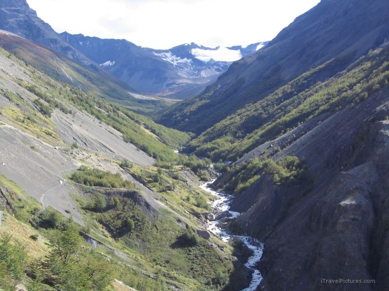 Torres del Paine national park river valley