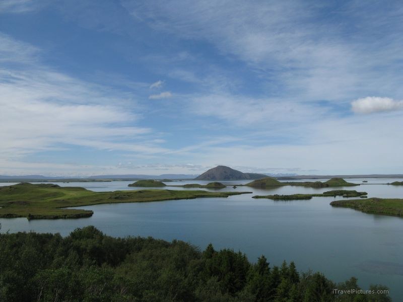 Myvatyn Hofoi lake crater craters