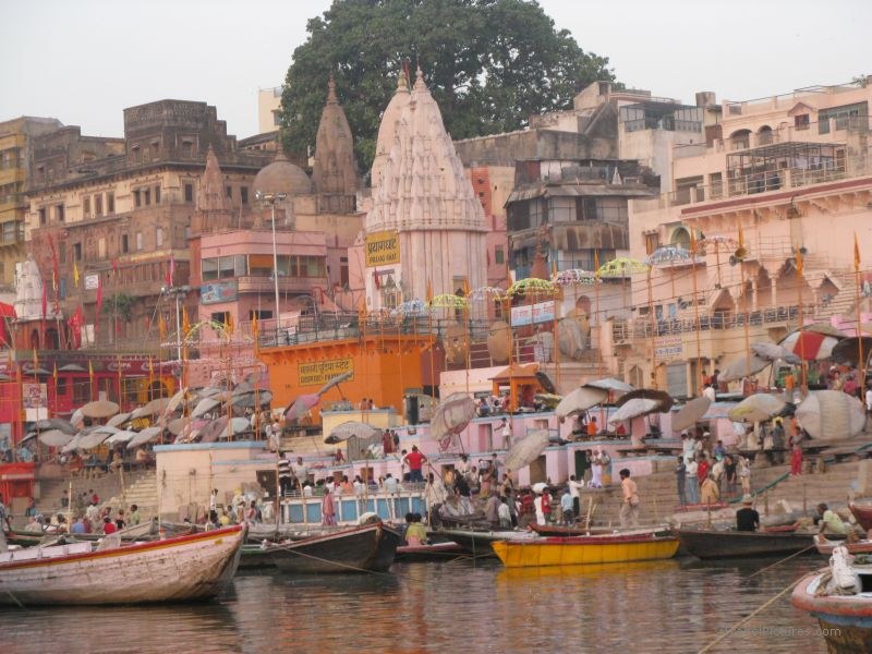 Varanasi ganges river boat boats
