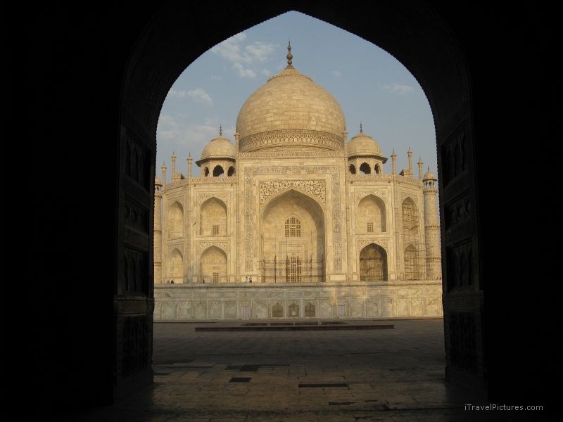 Agra Taj Mahal marble doorway