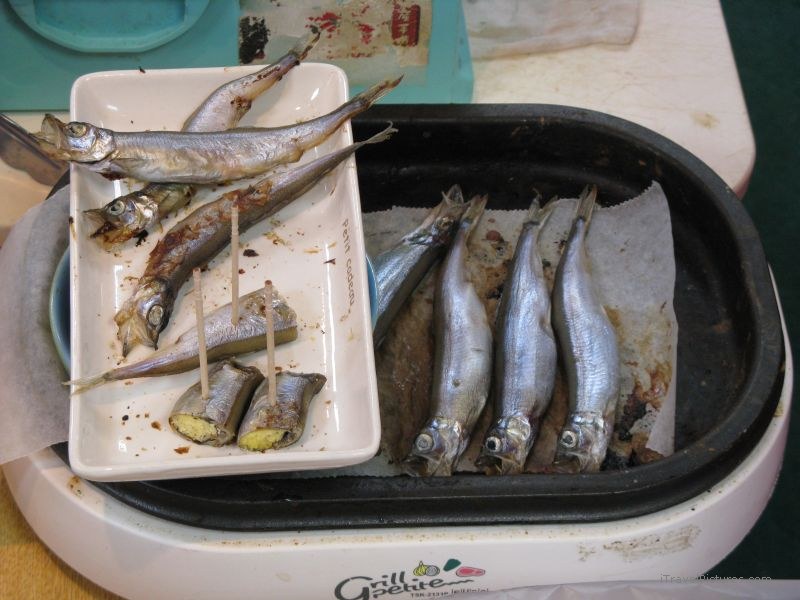 Nishinomiya fish samples Supermarket