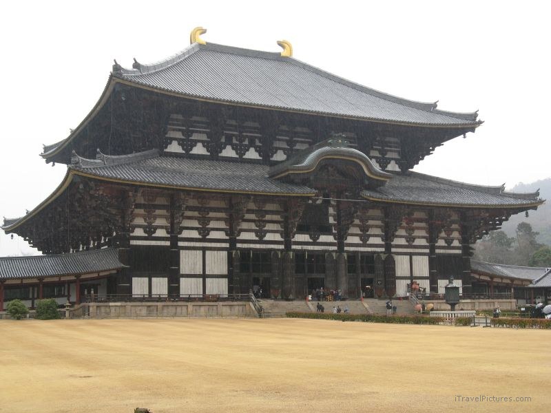 Nara Todai-ji temple wood wooden