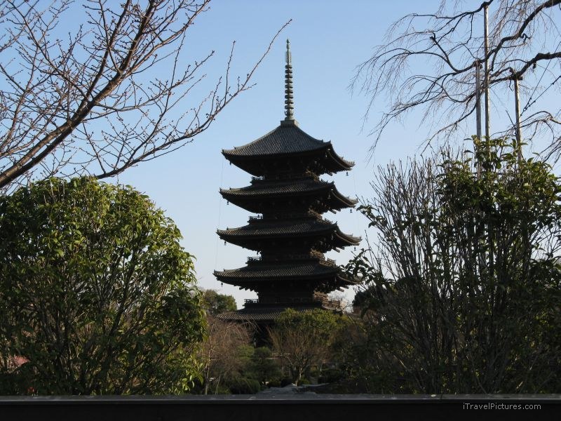 Kyoto pagoda Toji temple