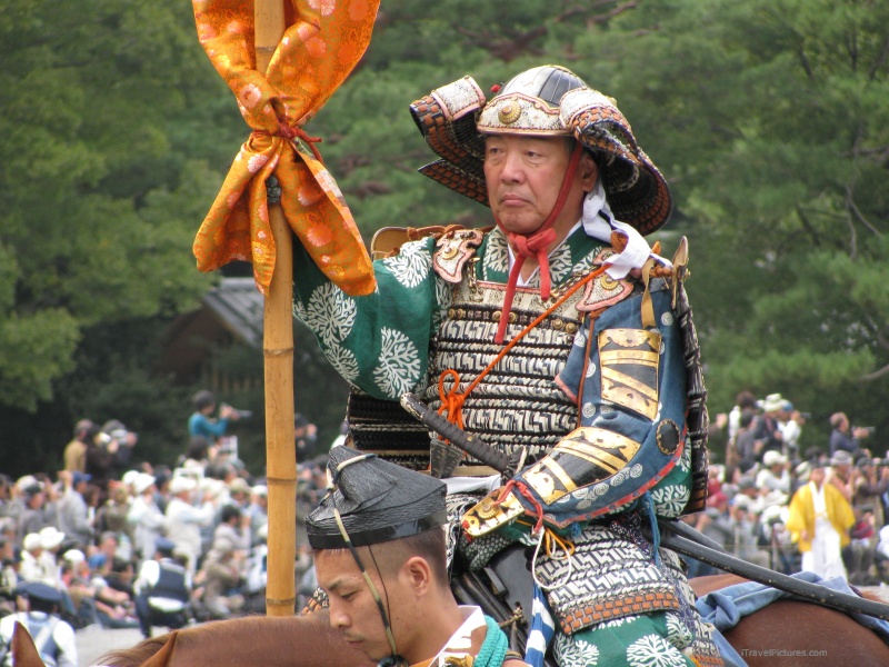 an riding horse traditional jidai matsuri festival kyoto