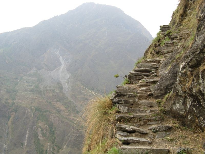 path trail cliff