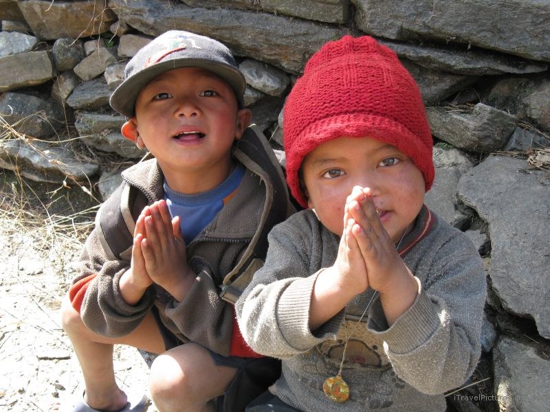 Chaliss children namaste