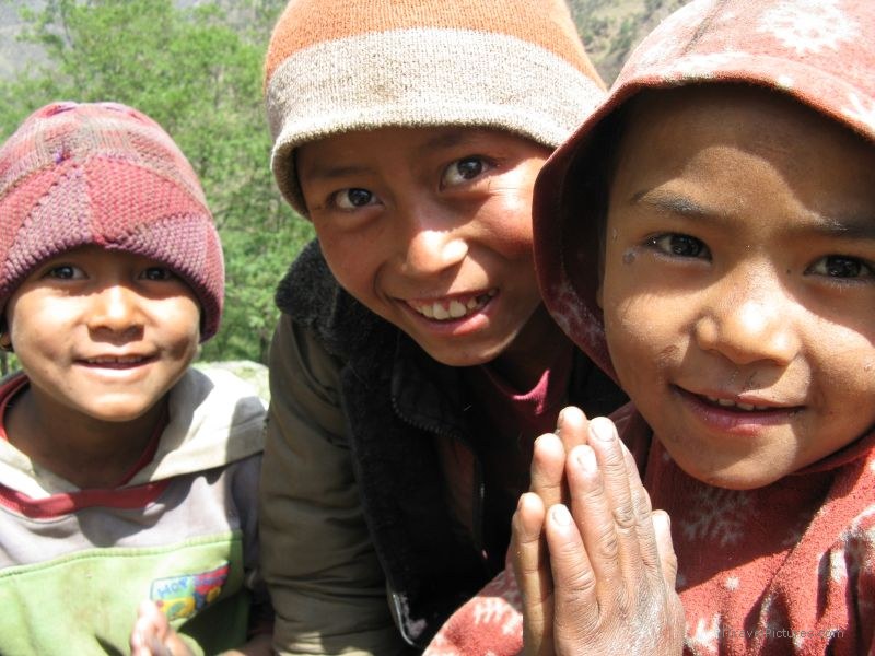 Chaliss children namaste