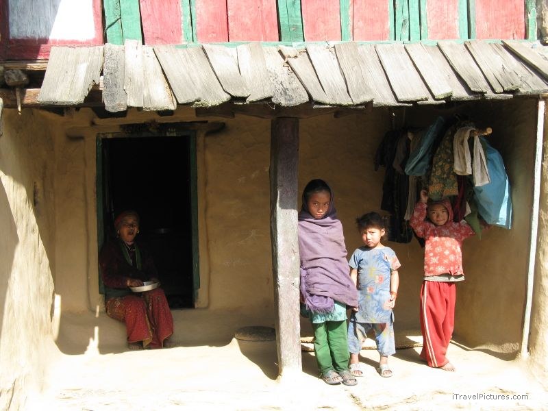 Chaliss children girl girls house