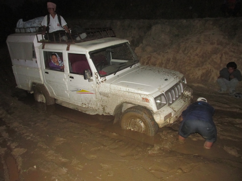 eep mud stuck
