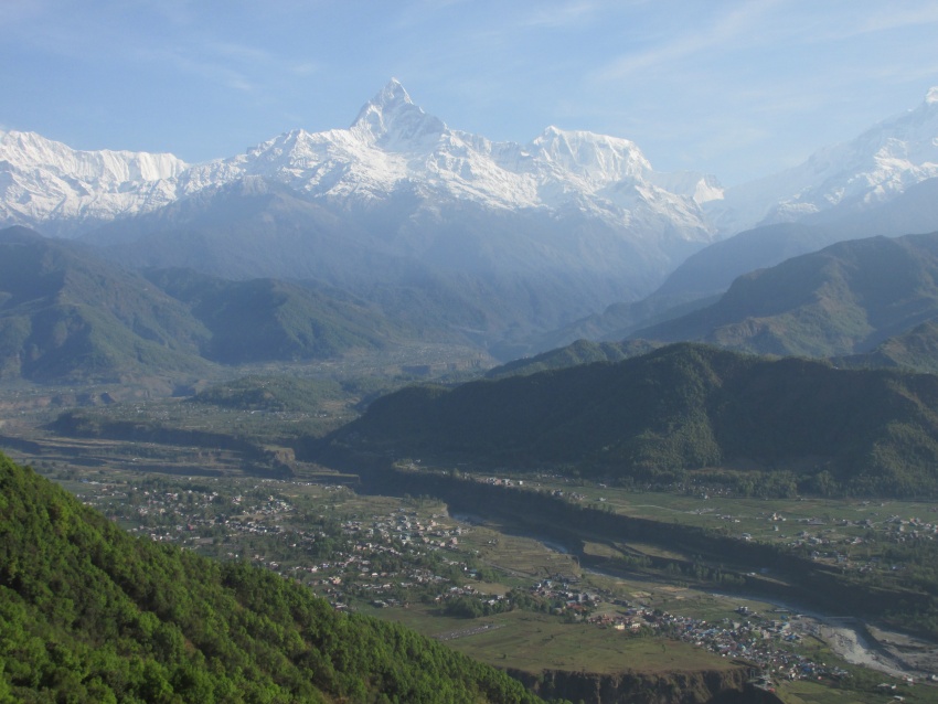 achhapuchhre Sarangkot viewpoint view
