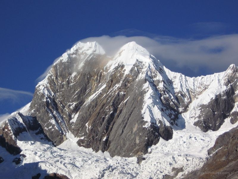 mountains mountain Huayhuash cloud clouds glacier