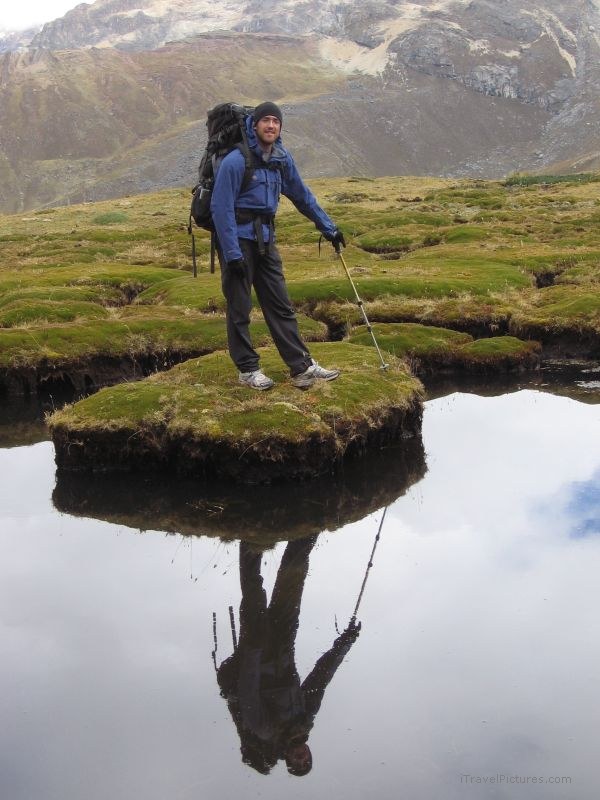 Matt island backpack reflection