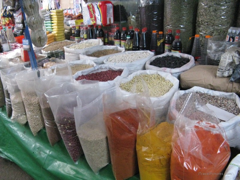 market spices spice bean beans