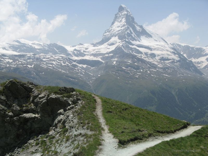 Zermatt Matterhorn path trail mountain