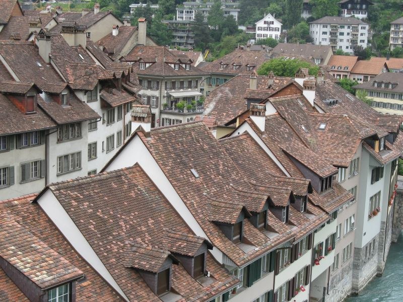 Bern Aare houses house